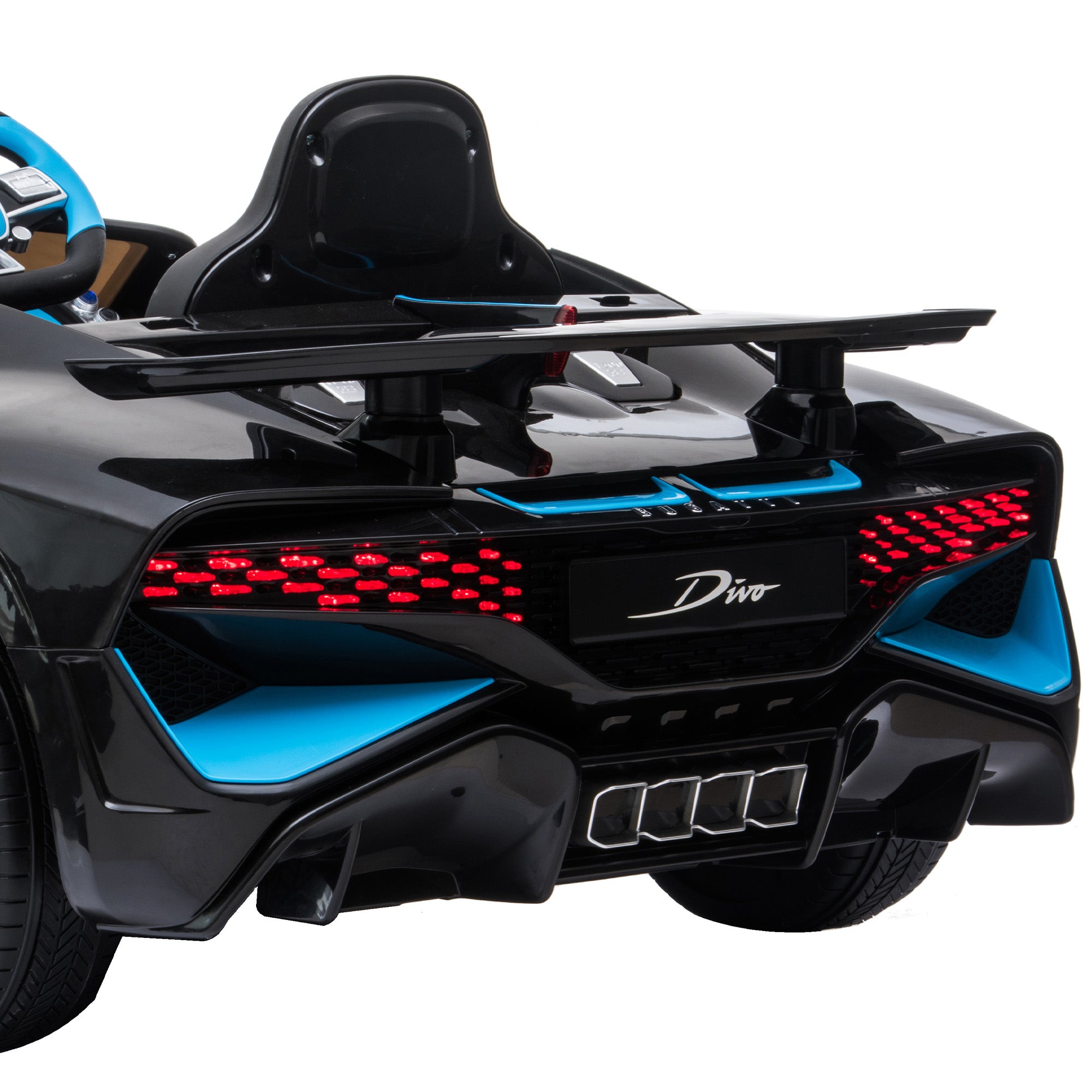 Ride On Cars: Kahuna Licensed Bugatti Divo Kids Electric Ride On Car - Black