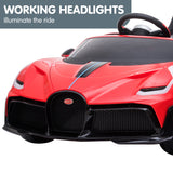 Ride On Cars: Kahuna Licensed Bugatti Divo Kids Electric Ride On Car - Red