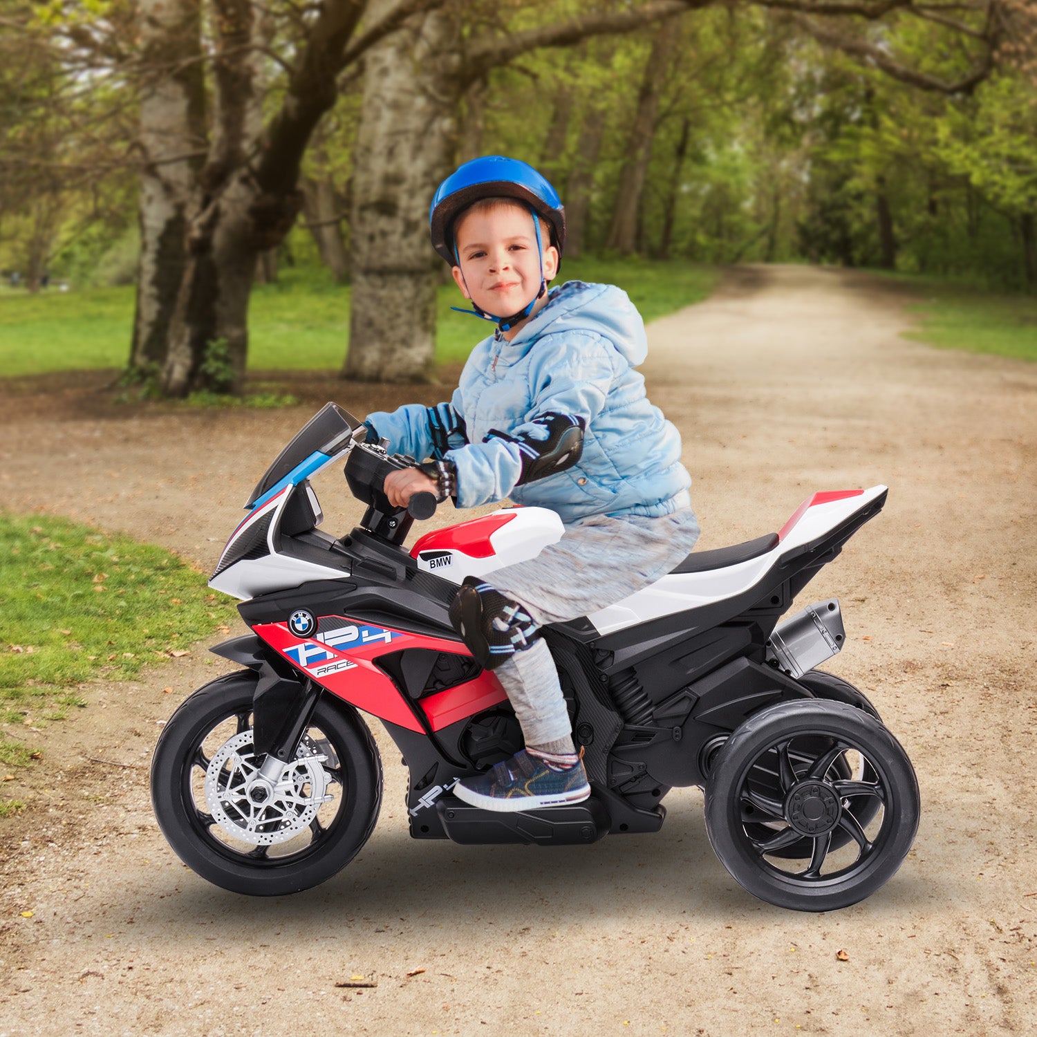 Ride On Cars: Kahuna Bmw Hp4 Race Kids Ride-on Motorbike In Red
