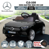 Ride On Cars: Kahuna Mercedes Benz CLS 350 Kids Electric Ride On Car with Remote Control - Black