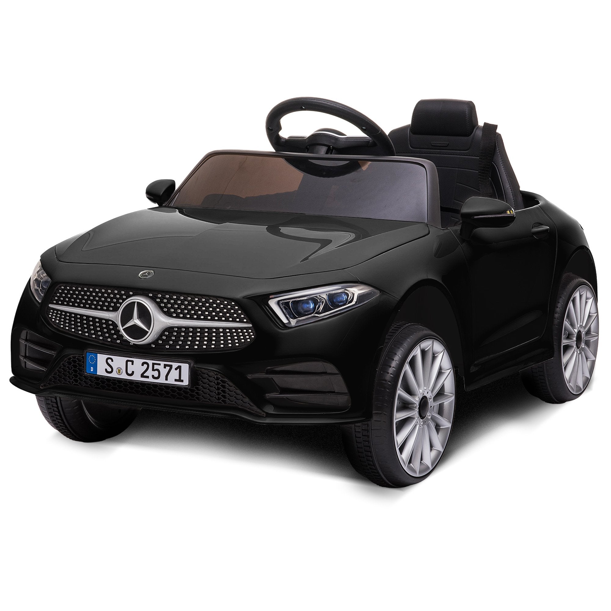Ride On Cars: Kahuna Mercedes Benz CLS 350 Kids Electric Ride On Car with Remote Control - Black