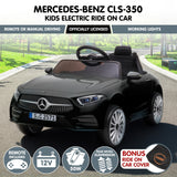 Ride On Cars: Kahuna Mercedes Benz CLS 350 Kids Electric Ride On Car with Remote Control - Black
