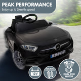 Ride On Cars: Kahuna Mercedes Benz CLS 350 Kids Electric Ride On Car with Remote Control - Black