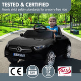Ride On Cars: Kahuna Mercedes Benz CLS 350 Kids Electric Ride On Car with Remote Control - Black