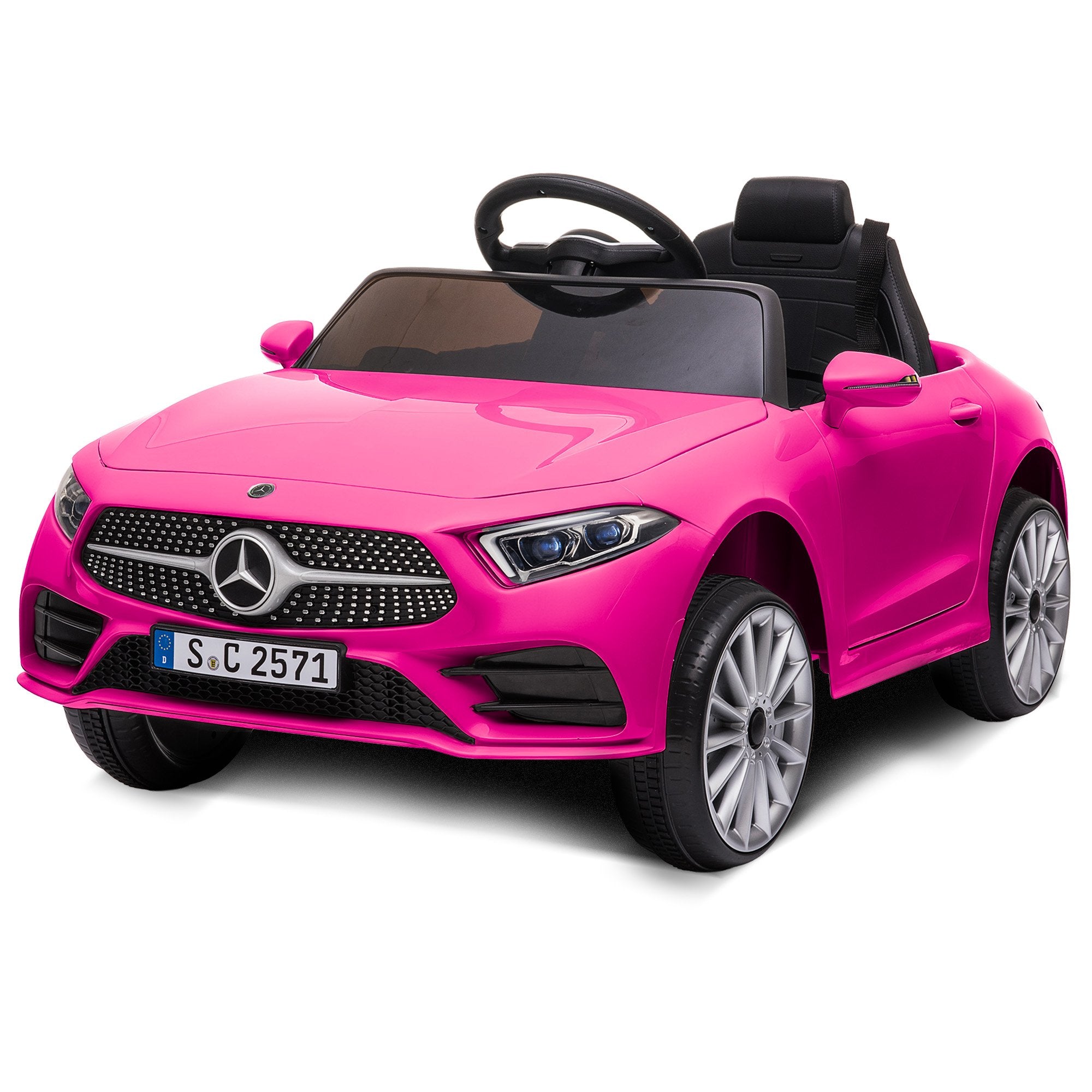 Ride On Cars: Kahuna Mercedes Benz CLS 350 Kids Electric Ride On Car with Remote Control - Pink