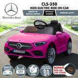 Ride On Cars: Kahuna Mercedes Benz CLS 350 Kids Electric Ride On Car with Remote Control - Pink