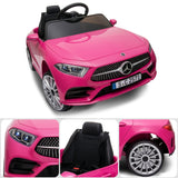Ride On Cars: Kahuna Mercedes Benz CLS 350 Kids Electric Ride On Car with Remote Control - Pink
