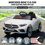 Ride On Cars: Kahuna Mercedes Benz CLS 350 Kids Electric Ride On Car with Remote Control - White