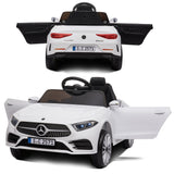 Ride On Cars: Kahuna Mercedes Benz CLS 350 Kids Electric Ride On Car with Remote Control - White