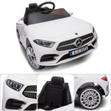 Ride On Cars: Kahuna Mercedes Benz CLS 350 Kids Electric Ride On Car with Remote Control - White