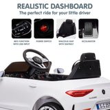 Ride On Cars: Kahuna Mercedes Benz CLS 350 Kids Electric Ride On Car with Remote Control - White
