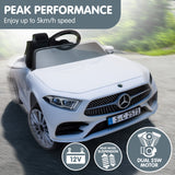 Ride On Cars: Kahuna Mercedes Benz CLS 350 Kids Electric Ride On Car with Remote Control - White