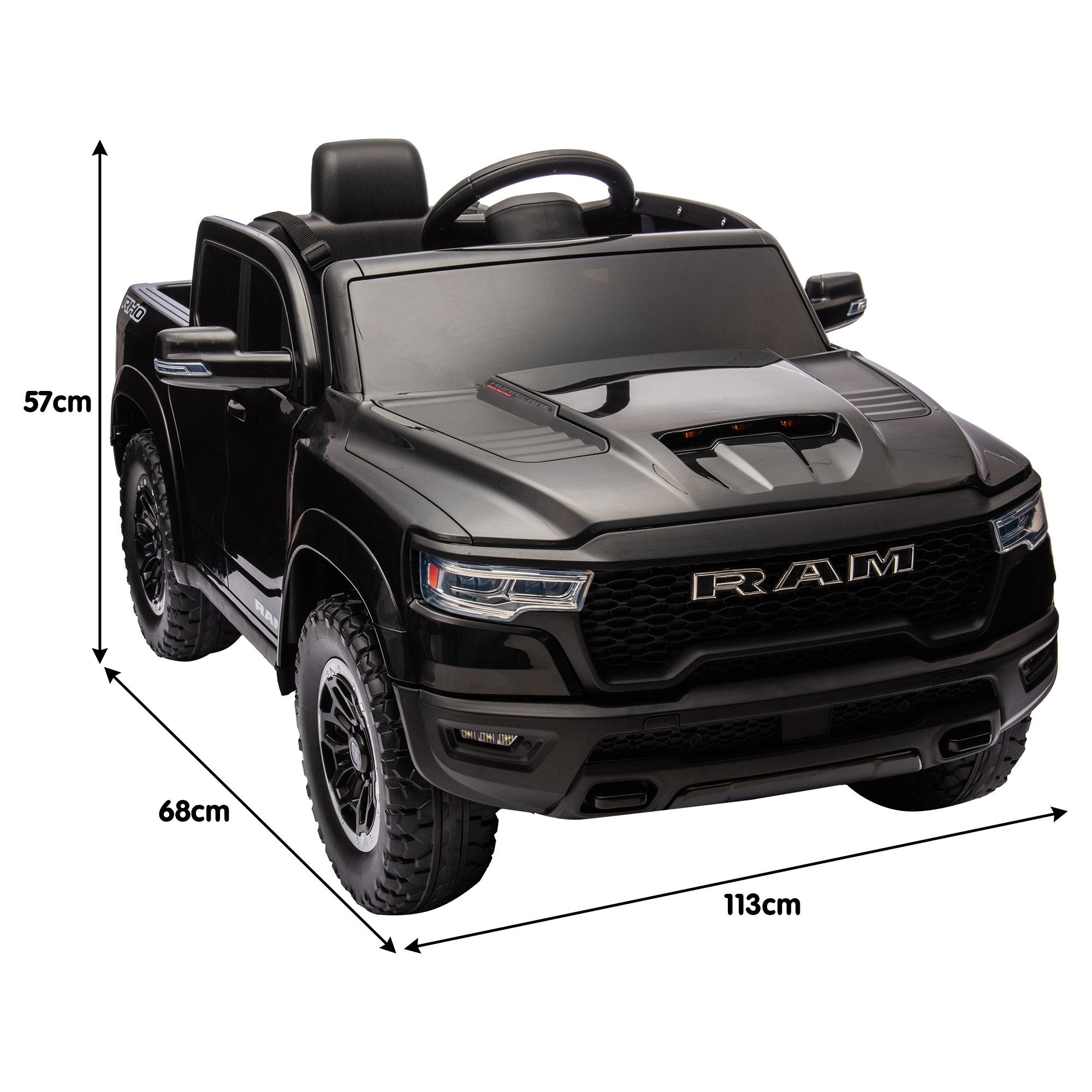 Ride On Cars: Kahuna Ram 1500 RHO Kids Electric Ride On Car with Remote Control