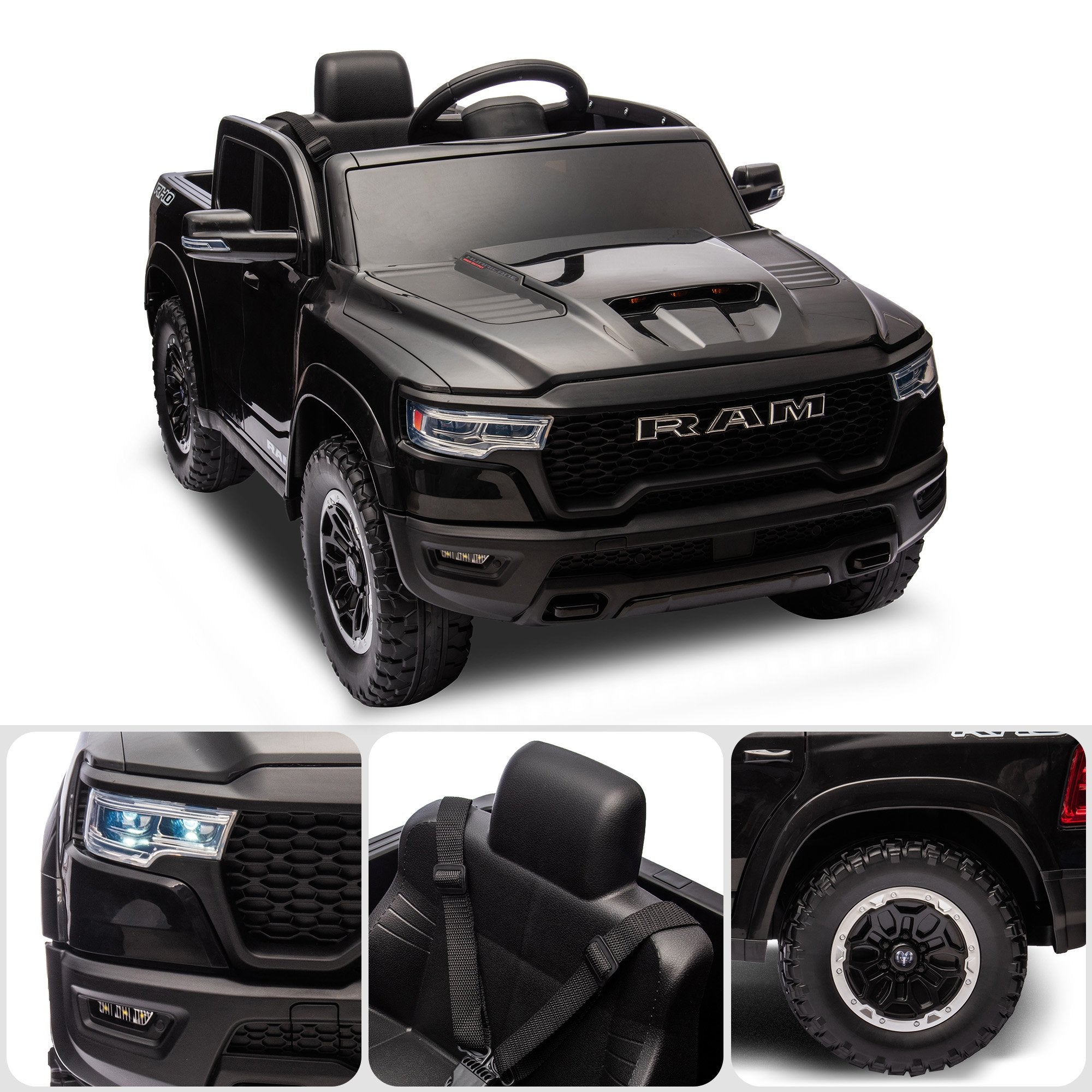 Ride On Cars: Kahuna Ram 1500 RHO Kids Electric Ride On Car with Remote Control