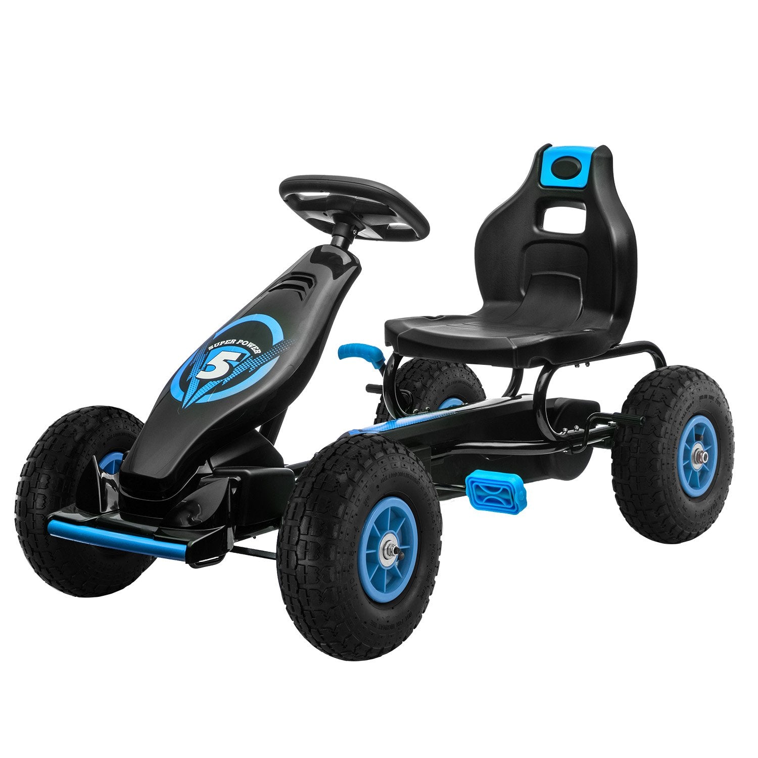 Go-karts: Kahuna G18 Kids Ride On Pedal Go Kart - Blue