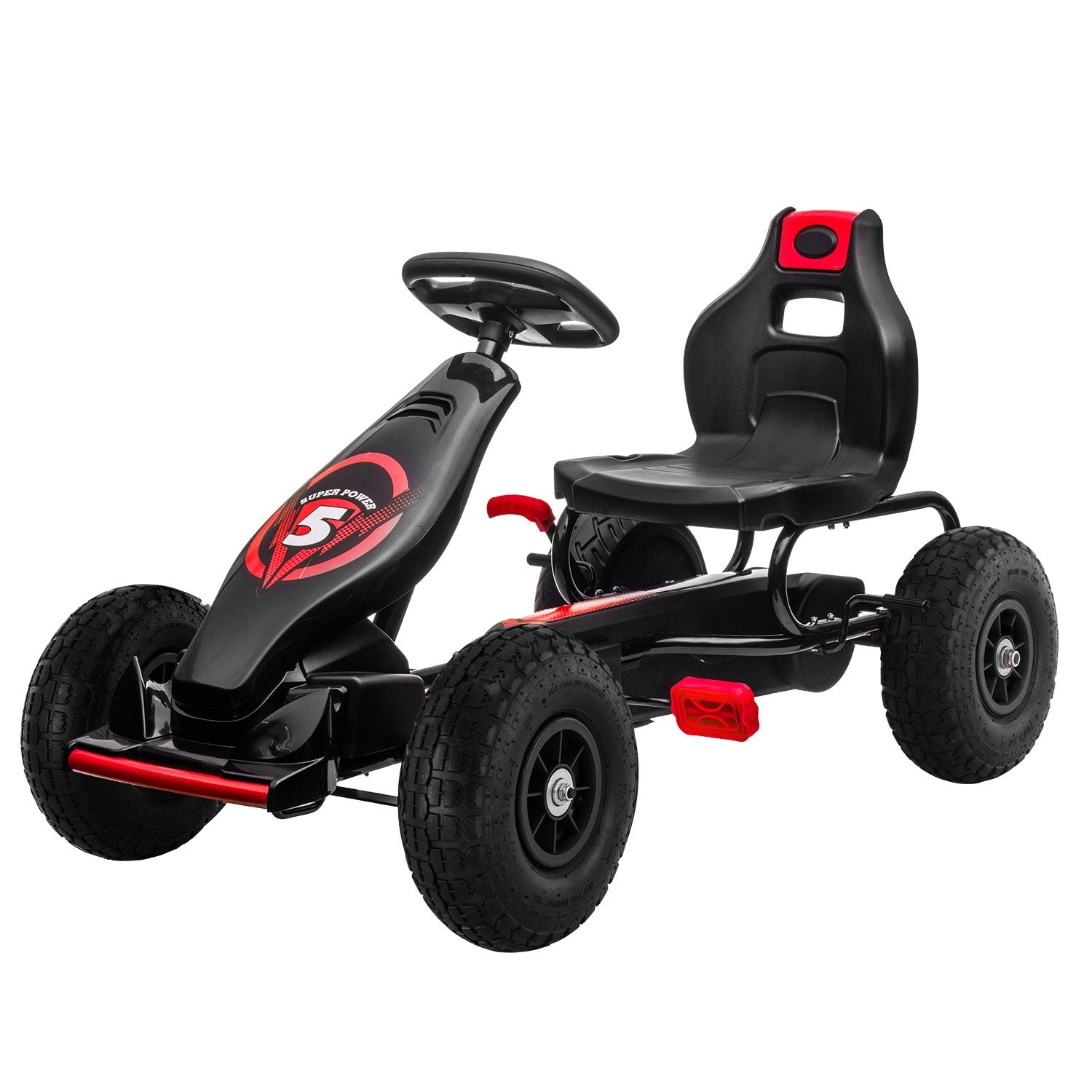 Go-karts: Kahuna G18 Kids Ride On Pedal Powered Go Kart Racing Style - Red