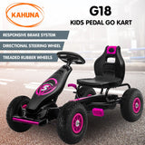 Go-karts: Kahuna G18 Kids Ride On Pedal Go Kart - Rose Pink