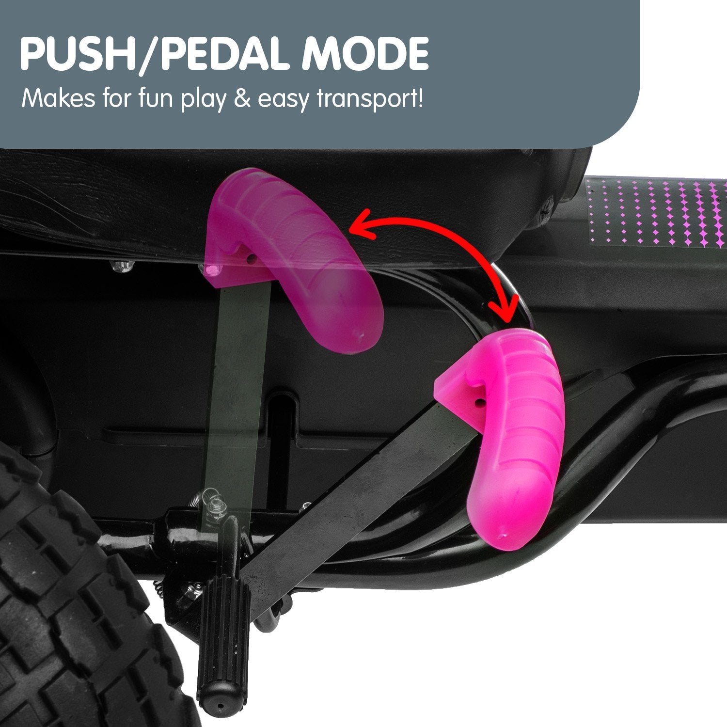 Go-karts: Kahuna G18 Kids Ride On Pedal Go Kart - Rose Pink