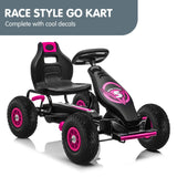 Go-karts: Kahuna G18 Kids Ride On Pedal Go Kart - Rose Pink