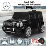 Ride On Cars: Kahuna Mercedes Benz AMG Licensed G63 Kids Electric Ride On Car Remote Control Dual 25W Motors Music Player LED Lights