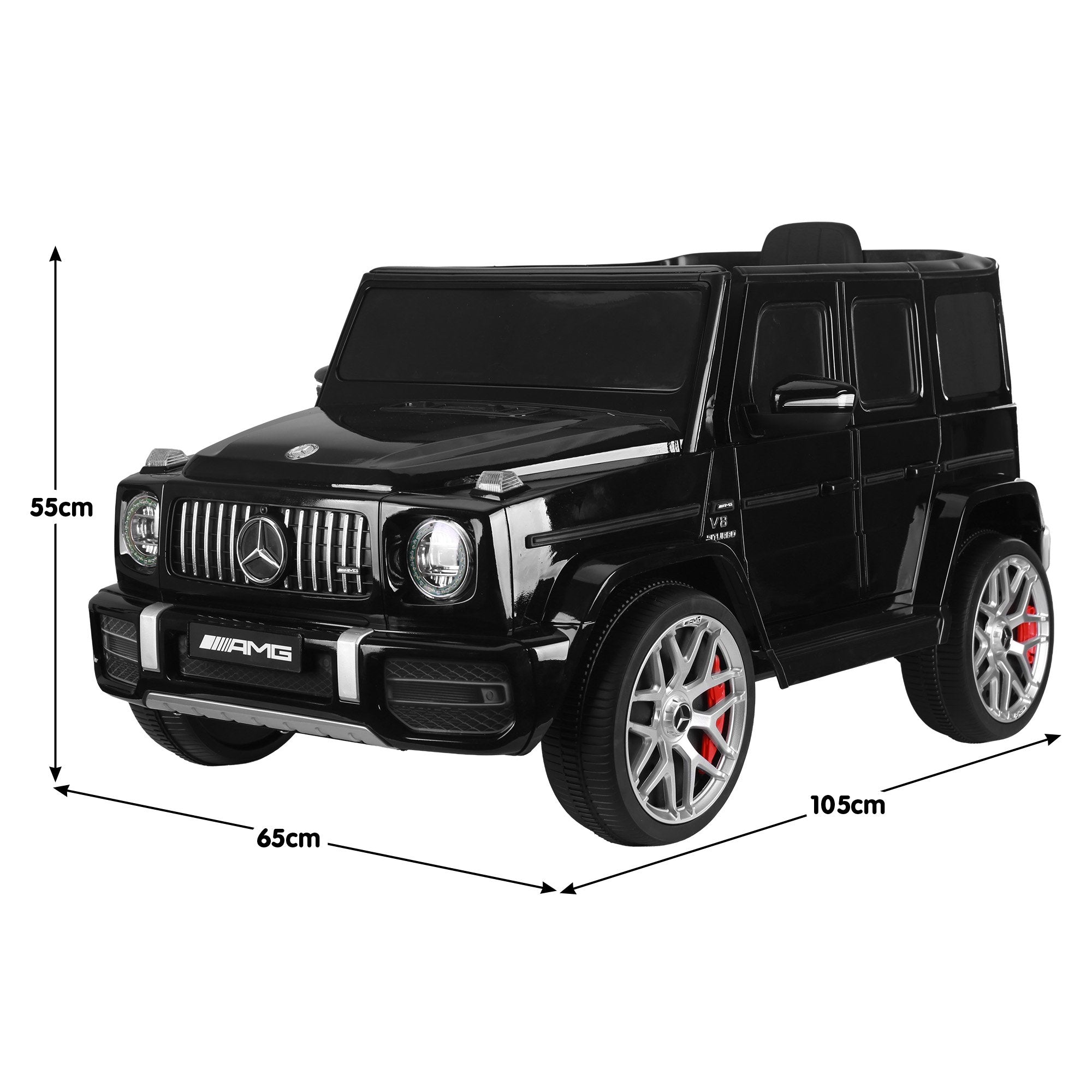 Ride On Cars: Kahuna Mercedes Benz AMG Licensed G63 Kids Electric Ride On Car Remote Control Dual 25W Motors Music Player LED Lights