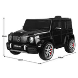 Ride On Cars: Kahuna Mercedes Benz AMG Licensed G63 Kids Electric Ride On Car Remote Control Dual 25W Motors Music Player LED Lights