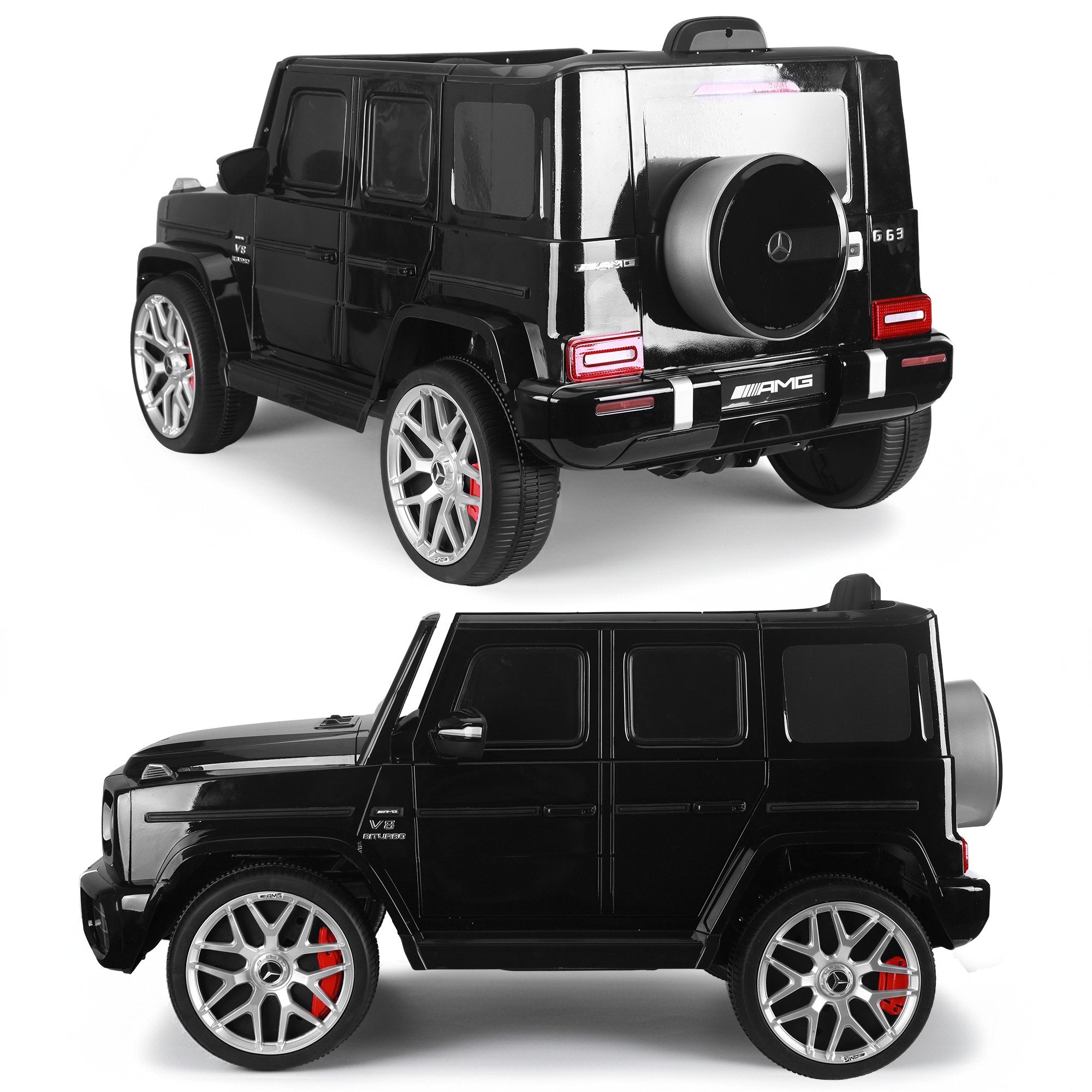 Ride On Cars: Kahuna Mercedes Benz AMG Licensed G63 Kids Electric Ride On Car Remote Control Dual 25W Motors Music Player LED Lights