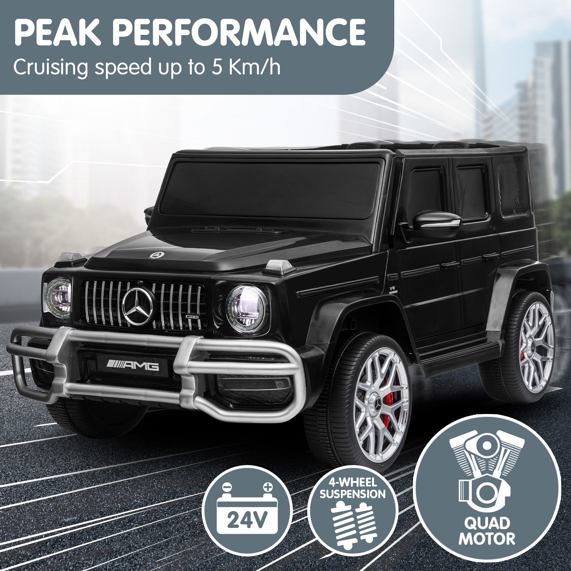 Ride On Cars: Kahuna Mercedes Benz AMG G63 Kids Electric Two Seater Ride On Car with Remote Control