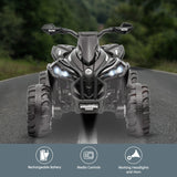 Ride On Cars: Kahuna GTS99 Kids Electric Ride On Quad Bike Toy ATV 50W - Black