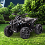 Ride On Cars: Kahuna GTS99 Kids Electric Ride On Quad Bike Toy ATV 50W - Black