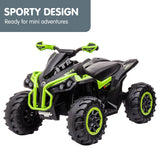 Ride On Cars: Kahuna GTS99 Kids Electric Ride On Quad Bike Toy ATV 50W - Green
