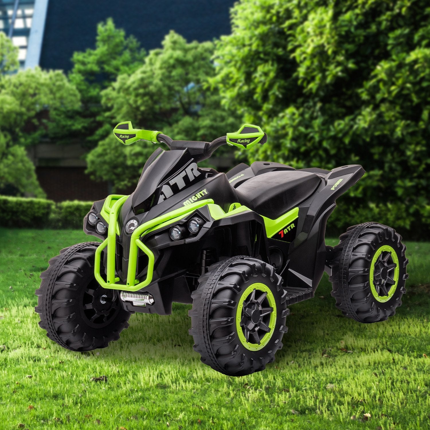 Ride On Cars: Kahuna GTS99 Kids Electric Ride On Quad Bike Toy ATV 50W - Green