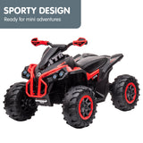 Ride On Cars: Kahuna GTS99 Kids Electric Ride On Quad Bike Toy ATV 50W - Red