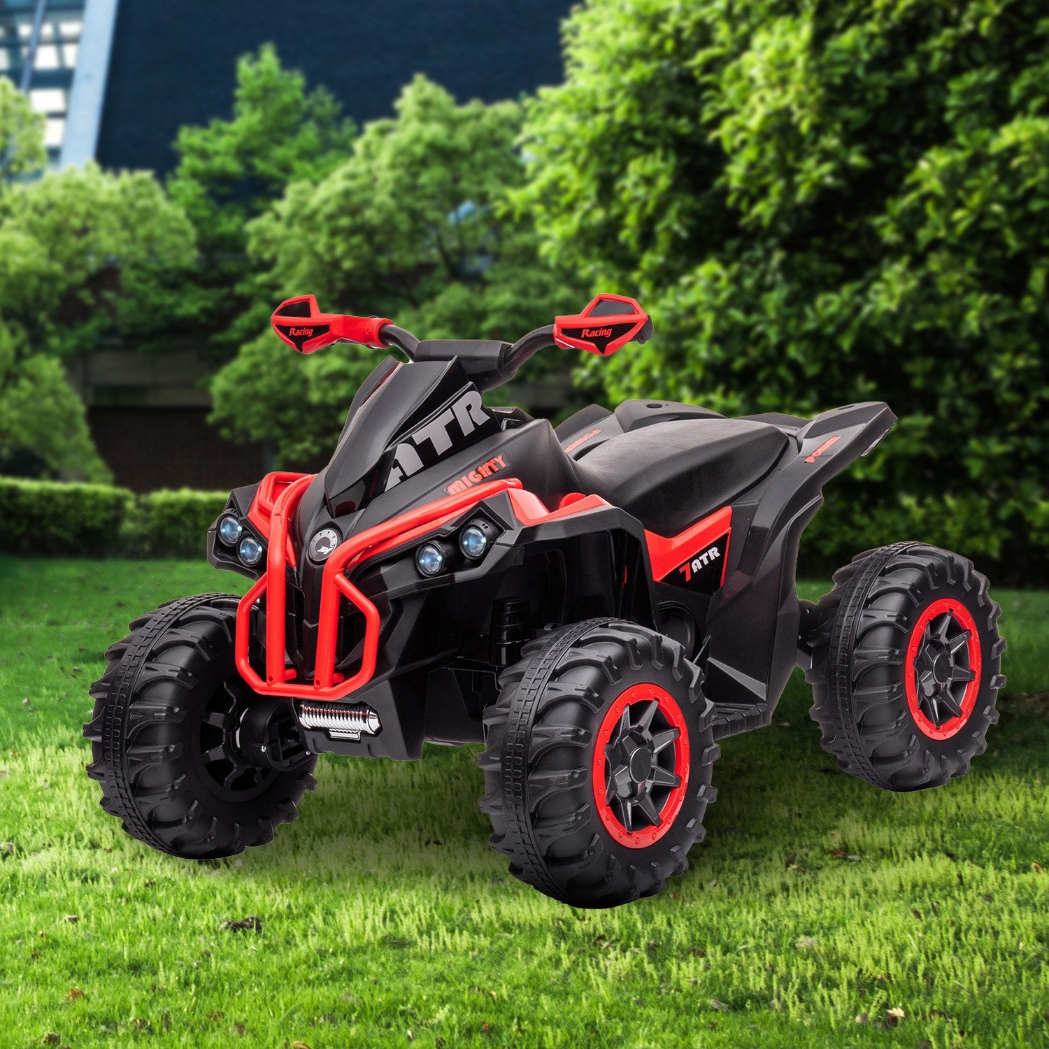 Ride On Cars: Kahuna GTS99 Kids Electric Ride On Quad Bike Toy ATV 50W - Red