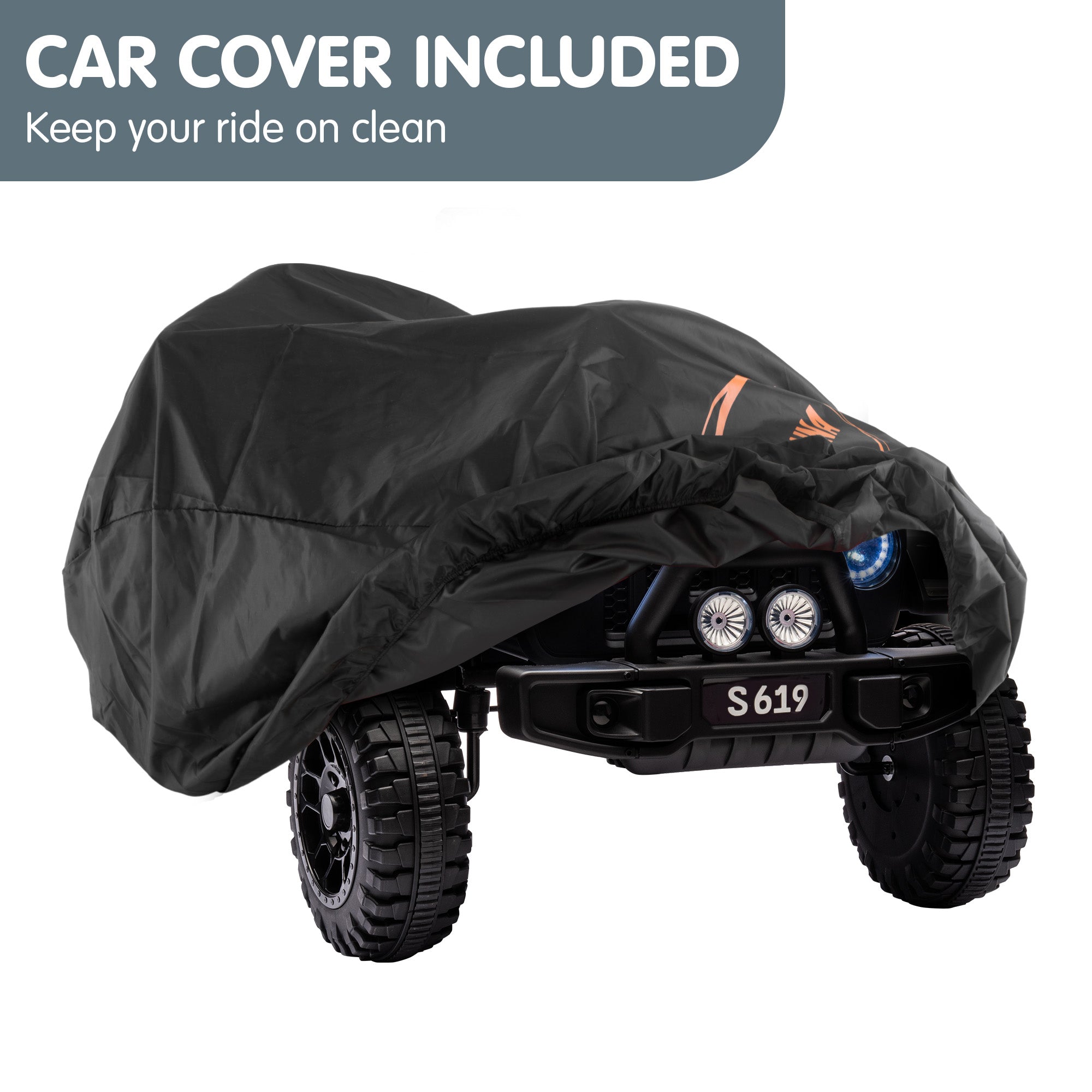 Ride On Cars: Kahuna S619 Gravity Kids Electric Ride On Car - Black