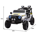 Ride On Cars: Kahuna S619 Gravity Kids Electric Ride On Car - White