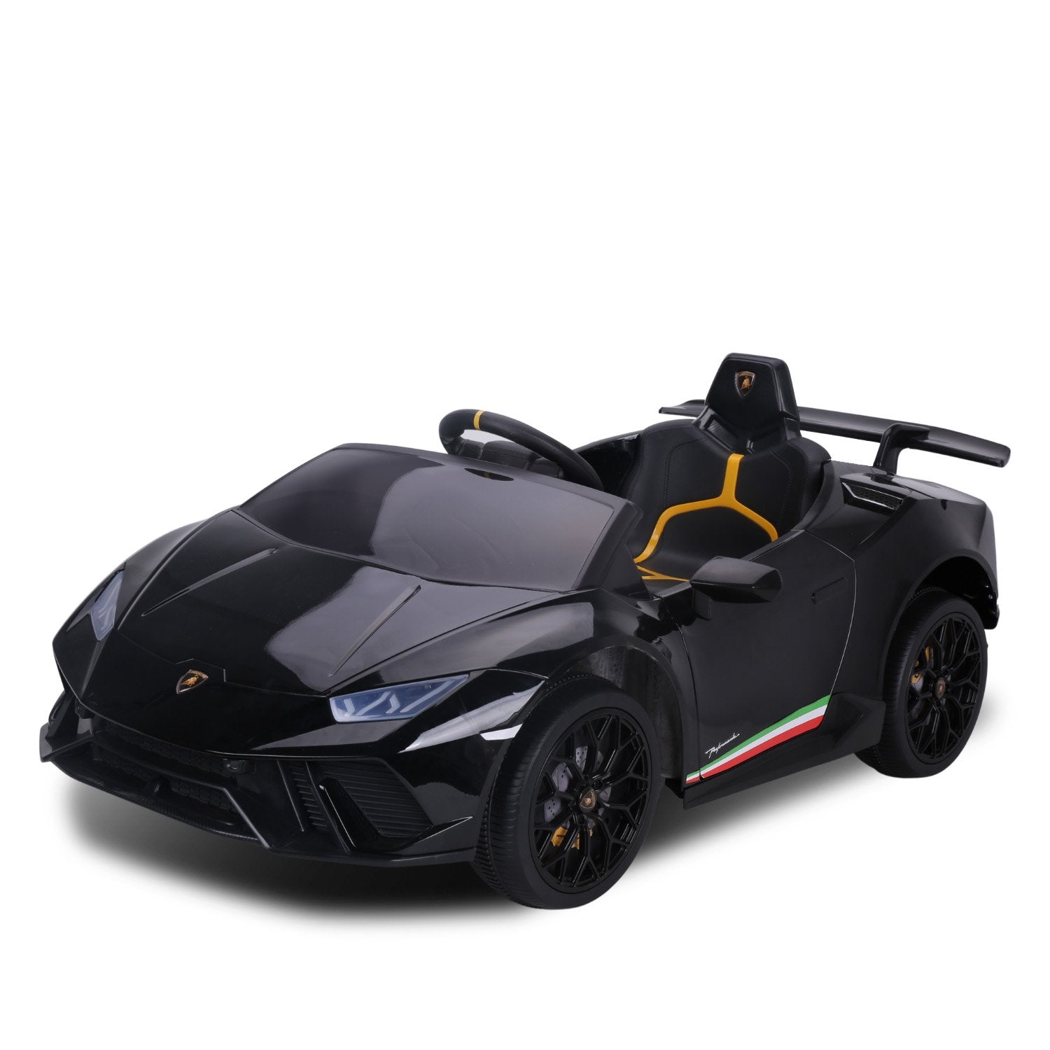 Ride On Cars: Kahuna Lamborghini Performante Kids Electric Ride On Car Remote Control - Black