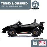 Ride On Cars: Kahuna Lamborghini Performante Kids Electric Ride On Car Remote Control - Black