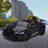 Ride On Cars: Kahuna Lamborghini Performante Kids Electric Ride On Car Remote Control - Black