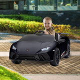 Ride On Cars: Kahuna Lamborghini Performante Kids Electric Ride On Car Remote Control - Black