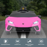 Ride On Cars: Kahuna Lamborghini Performante Kids Electric Ride On Car Remote Control by Kahuna - Pink