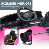 Ride On Cars: Kahuna Lamborghini Performante Kids Electric Ride On Car Remote Control by Kahuna - Pink