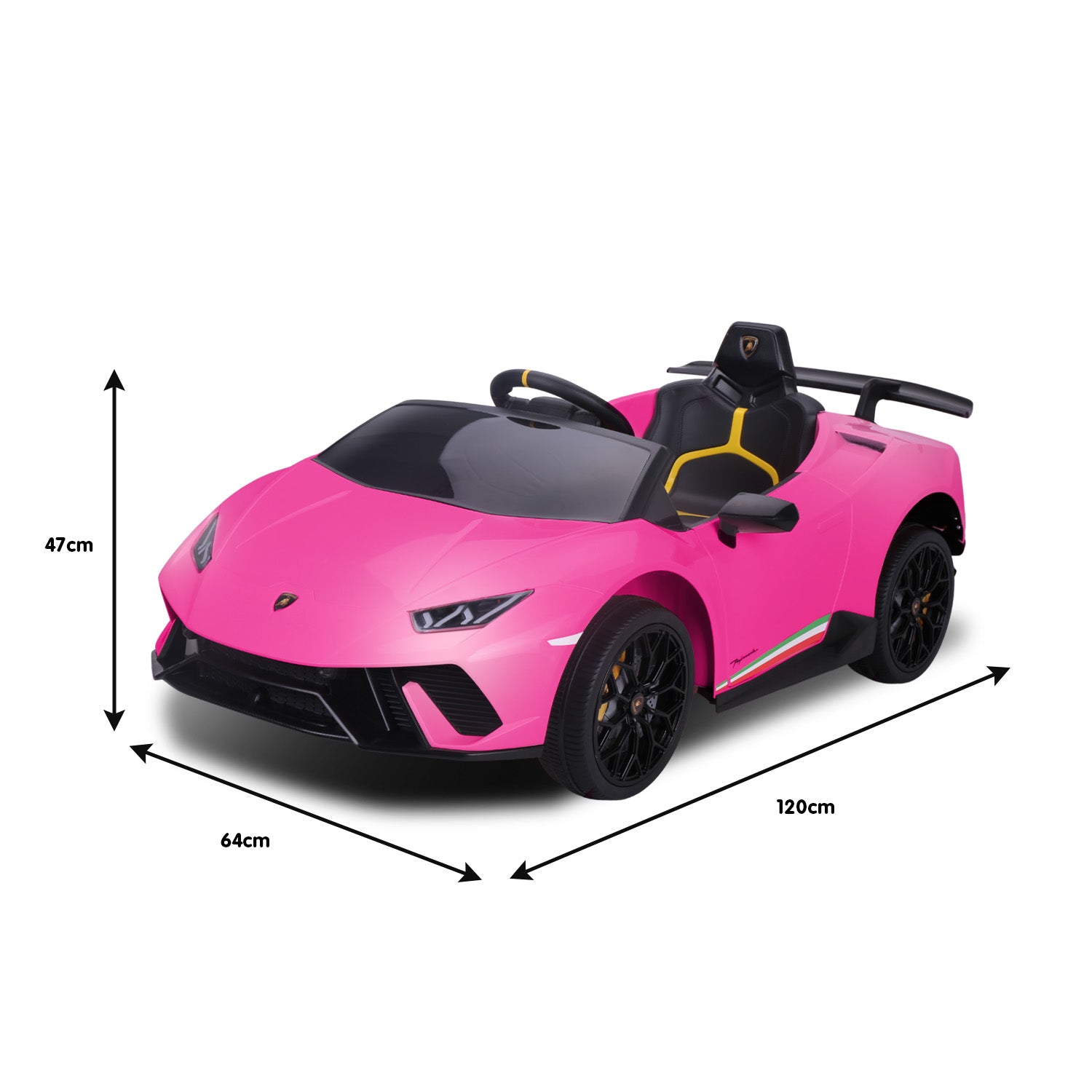 Ride On Cars: Kahuna Lamborghini Performante Kids Electric Ride On Car Remote Control by Kahuna - Pink