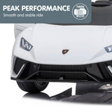 Ride On Cars: Kahuna Lamborghini Performante Kids Electric Ride On Car Remote Control by Kahuna - White