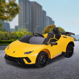Ride On Cars: Kahuna Lamborghini Performante Kids Electric Ride On Car Remote Control - Yellow