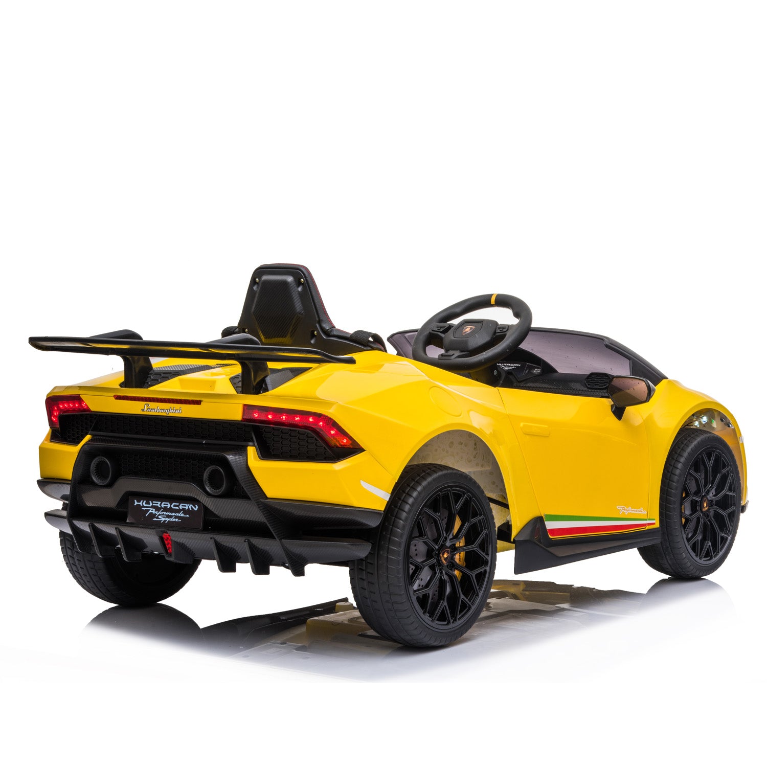 Ride On Cars: Kahuna Lamborghini Performante Kids Electric Ride On Car Remote Control - Yellow