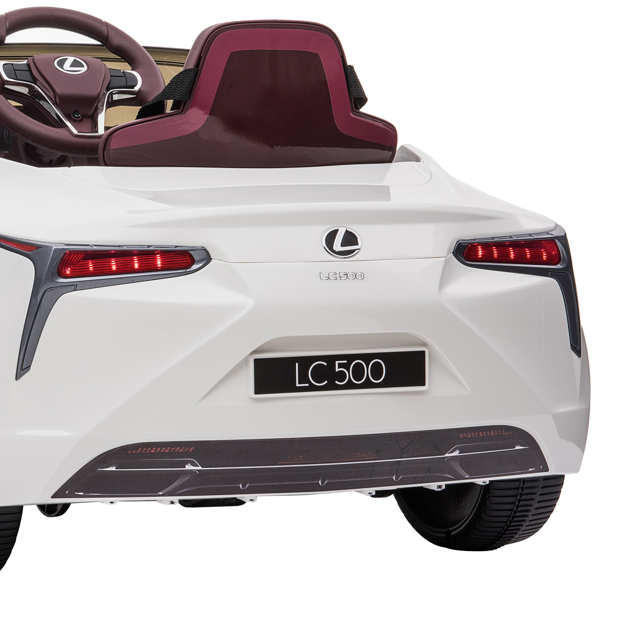 Ride On Cars: Kahuna Licensed Lexus Lc 500 Kids Electric Ride On Car - White
