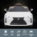 Ride On Cars: Kahuna Licensed Lexus Lc 500 Kids Electric Ride On Car - White