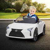 Ride On Cars: Kahuna Licensed Lexus Lc 500 Kids Electric Ride On Car - White