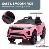Ride On Cars: Kahuna Land Rover Licensed Kids Electric Ride On Car Remote Control - Pink